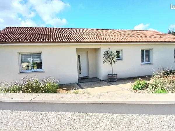 Maison contemporaine DPE A - 120 m² de plain-pied - 4 chambres + grand atelier en sous-sol (120m²)