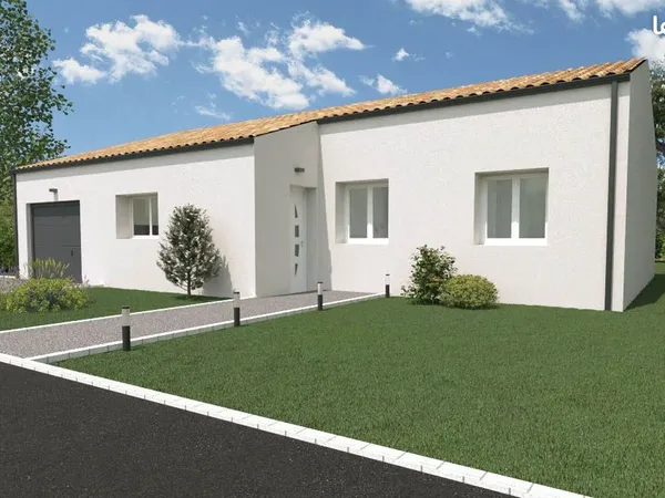 Maison 4 chambres sur un terrain de 388 m² à LE POIRE-SUR-VIE