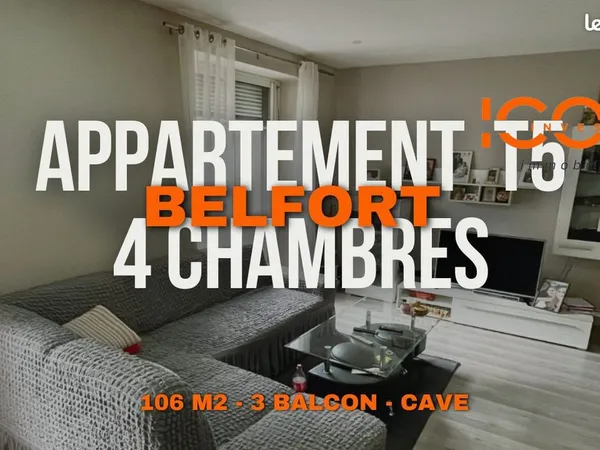Appartement 6 pièces 106 m²