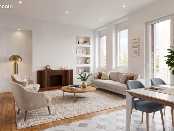 Appartement T3 Rénové avec Balcon | Toulouse (Chalets / Matabiau)