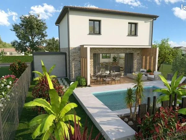 Projet de construction d'une maison 80 m² avec terrain de 178 m² à LA CALMETTE (30)