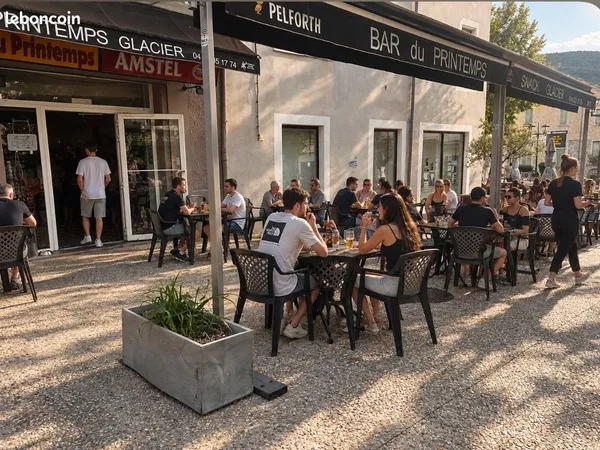 Fonds de commerce bar-snack avec grande terrasse