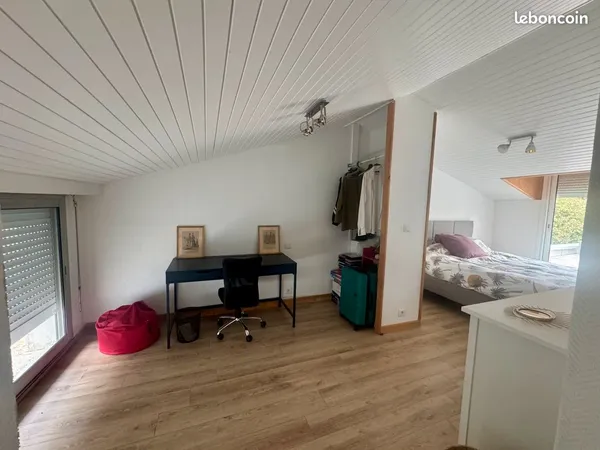 Chambre meublée 20 m² - Bail mobilité - proche aéroport Nantes