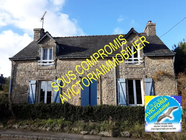 MAISON 3 CH LANVENEGEN terrain 1318m2.