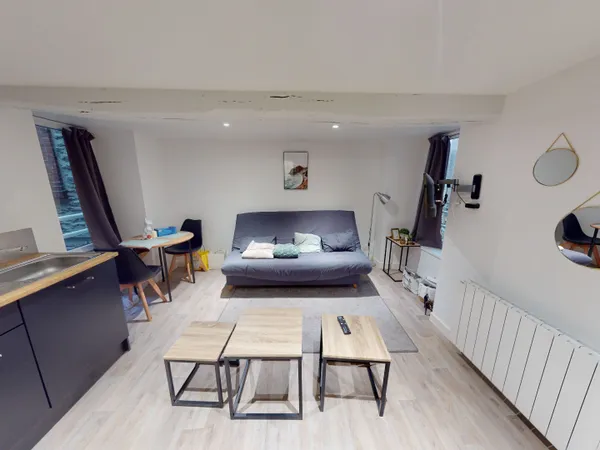 Studio 1 pièce 19 m²