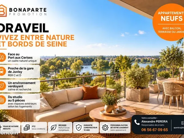 Appartement - 4 pièces - ENTRE NATURE ET BORDS DE SEINE