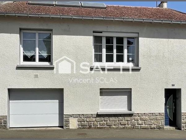 Maison Centre Pentagone - 3ch + Jardin + Garage - Proximité Commodité à pied.