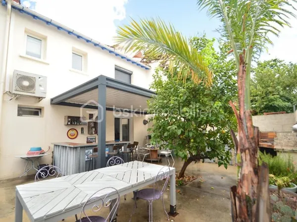 Maison T4 avec terrasse et pergola bioclimatique - Proche Hôpital de Perpignan