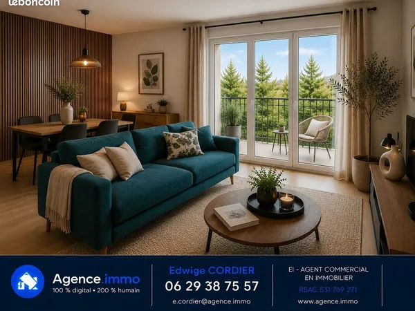 Appartement 3 pièces 62 m²