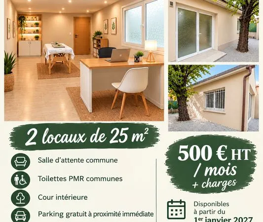 Loue locaux professionnels 25 M2