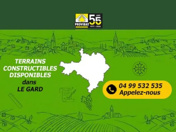 Terrain constructible 386 m²
