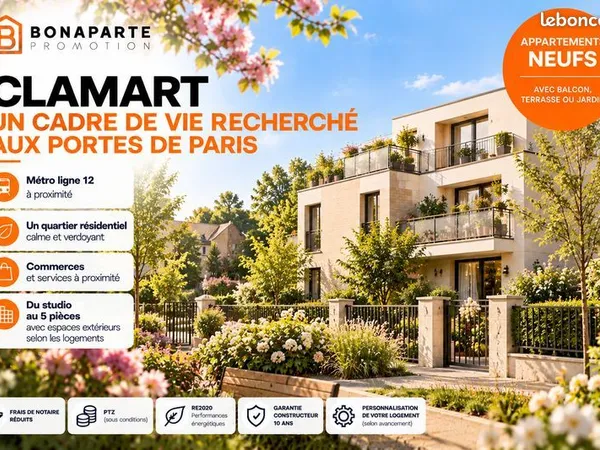 Appartement - 2 pièces - CLAMART L'ART DE VIVRE