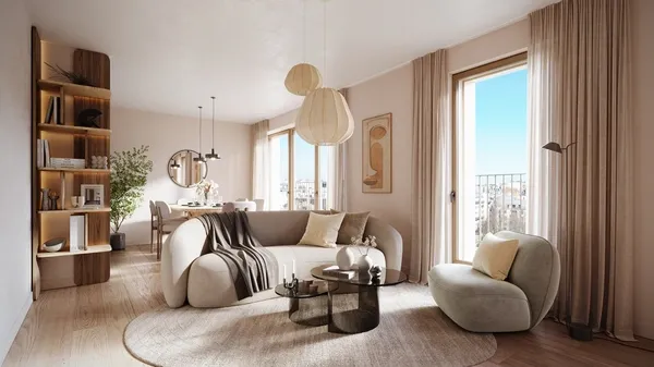 Appartement 3 pièces 62 m²