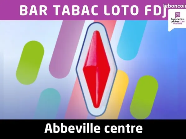 Fonds de commerce bar, tabac, FDJ 156 m²