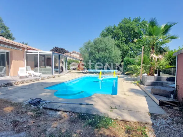MAISON DE PLAIN PIED AVEC PISCINE AUX PORTES DE PAMIERS