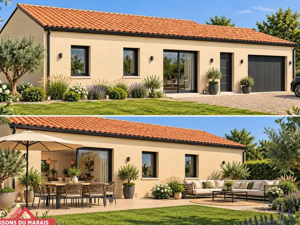 Terrain + maison 93 m²