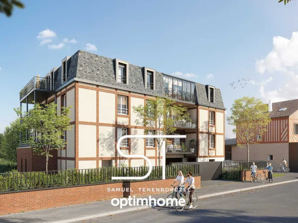 Appartement neuf T2 de 47 m² avec loggia de 14 m² - Pont-l'Évêque (14130)