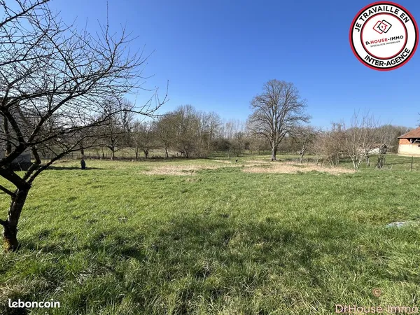 Terrain 2206 m² saint benoit sur seine