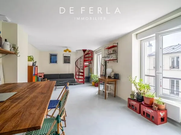 Paris XIVème - Gaité : Duplex 50m2 au calme absolu