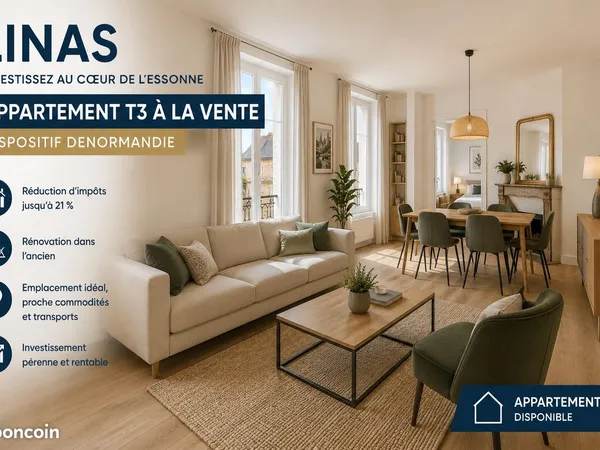 Appartement T3 — éligible Denormandie