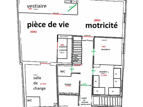 Local commercial 110m2 Holtzheim Centre