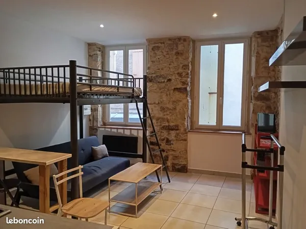 Studio 24m2 à louer Aubenas