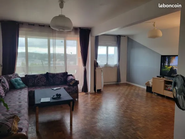 Belle appartement F5 grand et spacieux et lumineux de 93m