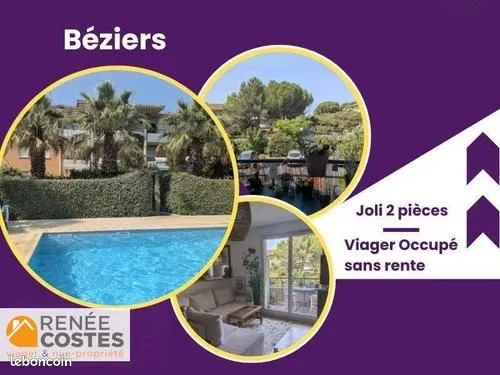 Appartement en Viager 2 pièces 44 m²