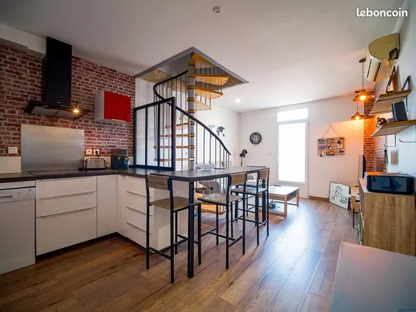Duplex 3 pièces 54 m²