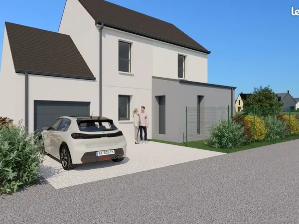 Projet de construction d'une maison 102 m² avec terrain à MONTAUBAN-DE-BRETAGNE (35)