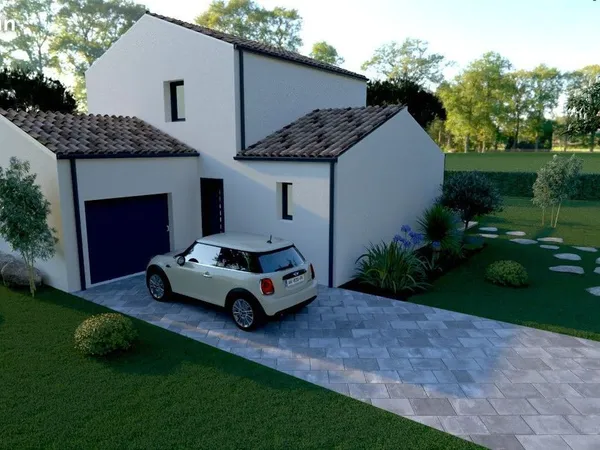 Projet de construction d'une maison 95 m² avec terrain à SAINT-VINCENT-SUR-JARD (85)