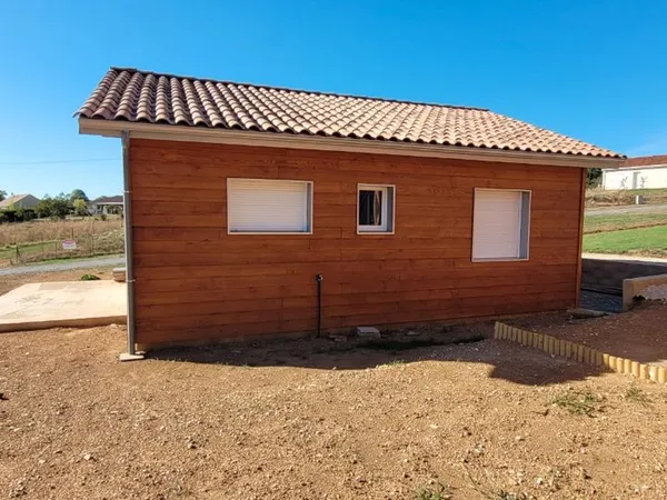 Maison type chalet bois