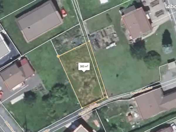 Terrain 360 m² Giromagny