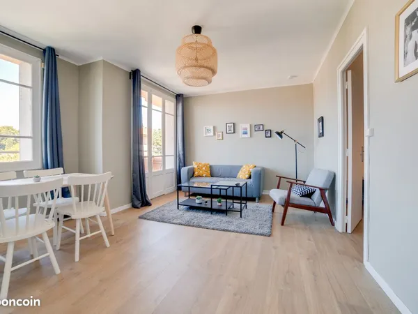 Chambre meublée - Grande Colocation ultra équipée avec grand balcon - Location tout inclus, proche c