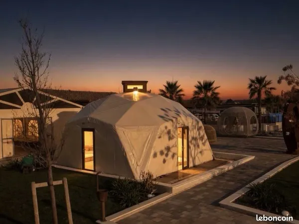 Nova Dôme - Dôme Bois Glamping 25 à 100 m² - Sur Mesure