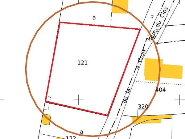 À Saint-Denis-Lanneray, terrain constructible de 1479m2 en v