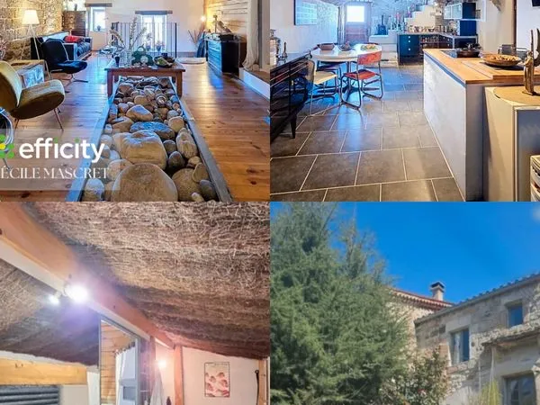 Maison avec 2500m2 de terrain + 233m2 attenant