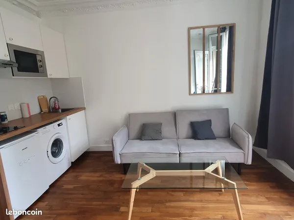 2 pièces cosy avec terrasse : meublé et tout équipé