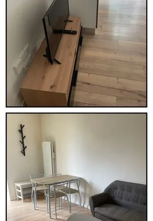 T1 meublé 26 m² avec parking et cour
