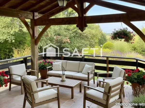 Maison de 103 m² au calme à 4 minutes de Nérac sur 7400 m² de terrain arboré !