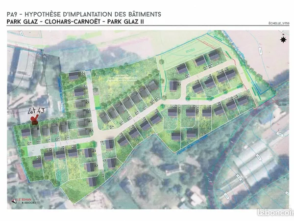 Terrain constructible Clohars Carnoet