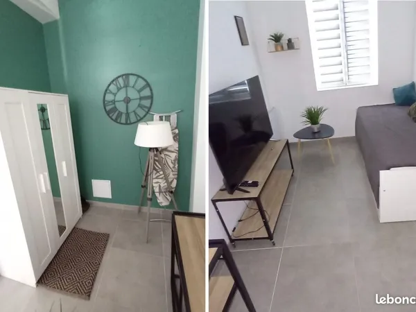 Rue des Finets - studio de 22 m2, RDC, meublé et équipé
