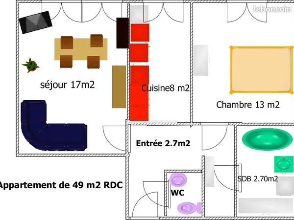 Appartement centre EPINAL