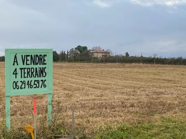 Terrains constructibles 800m2