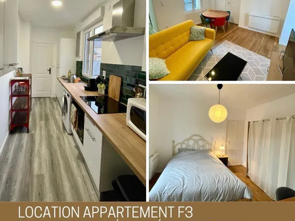 A louer - Duplex F3 meublé Orléans quartier SAINT LAURENT