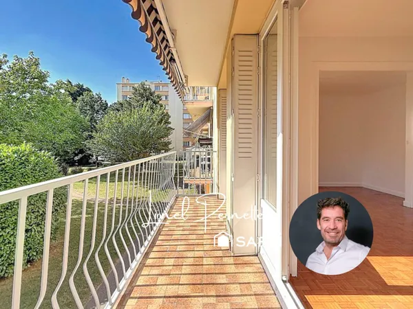 Villeurbanne Cusset, T3 calme avec parc et balcon