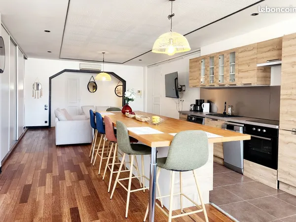 Location - co-location 7 chambres meublees 210m² maxeville 54320