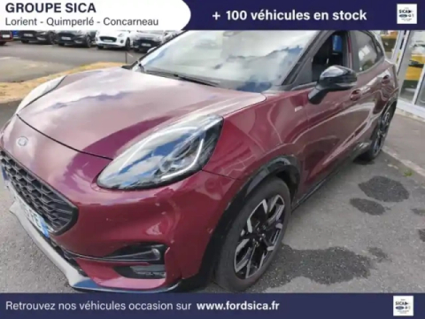 Ford Puma 1.0 flexifuel 125ch s&amp;s mhev st-line x vivid ruby edition
