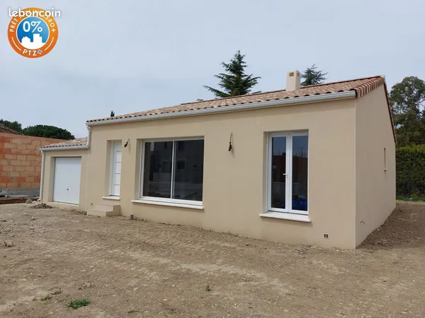 Projet de construction d'une maison 82 m² avec terrain à COMBAILLAUX (34)
