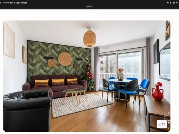 Appartement 3 pièces 57 m²